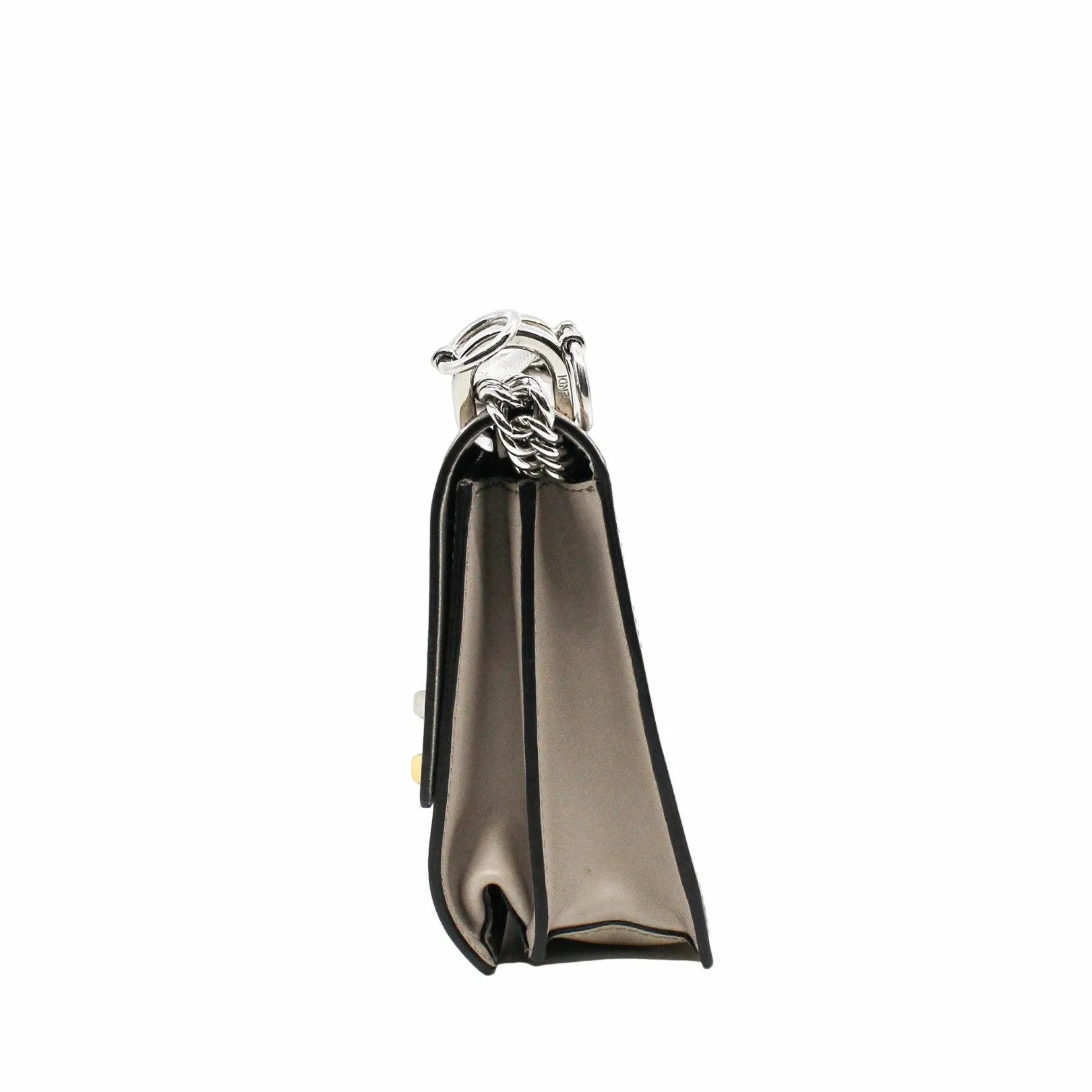 Kan I Shoulder Bag Small Calfskin grey