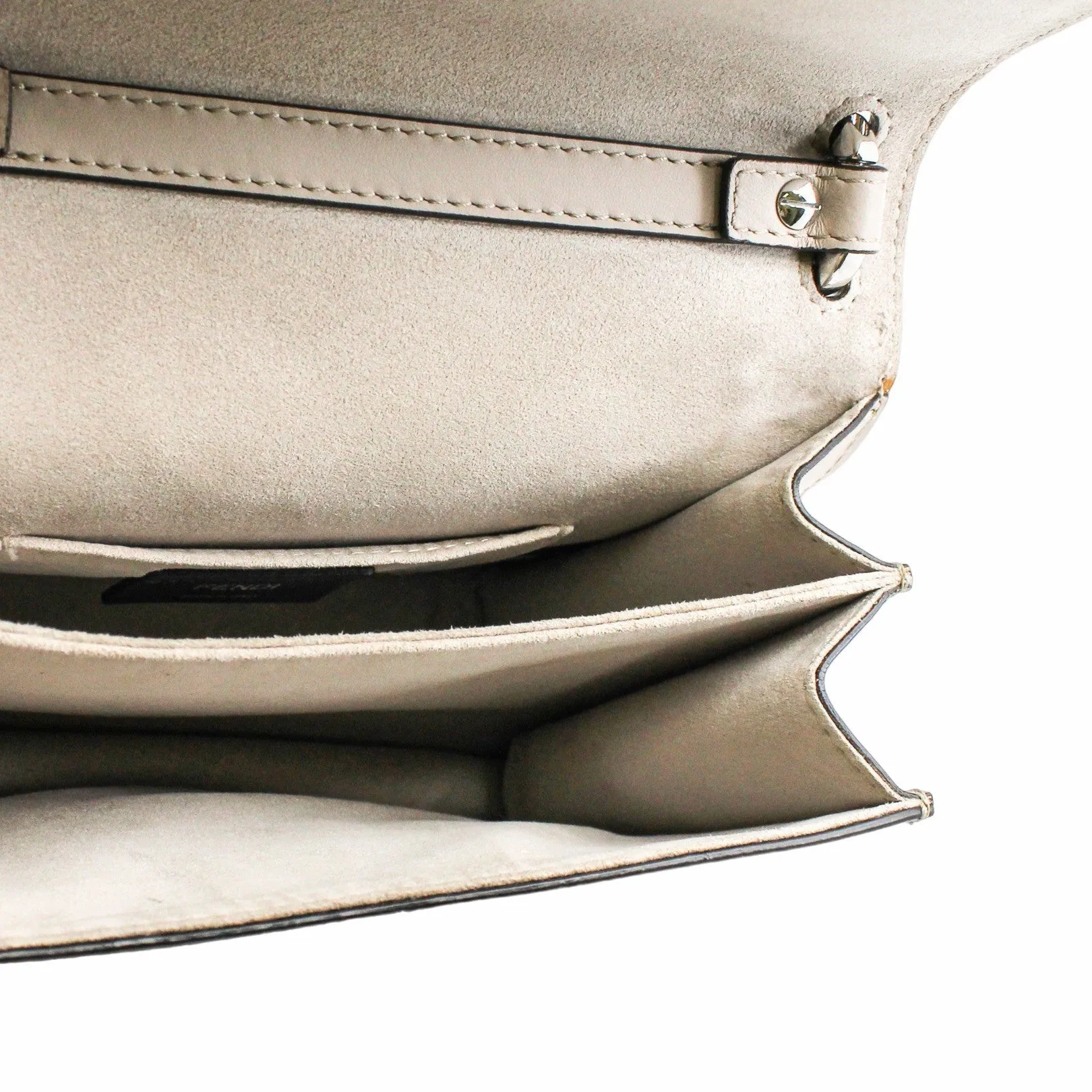 Kan I Shoulder Bag Small Calfskin grey