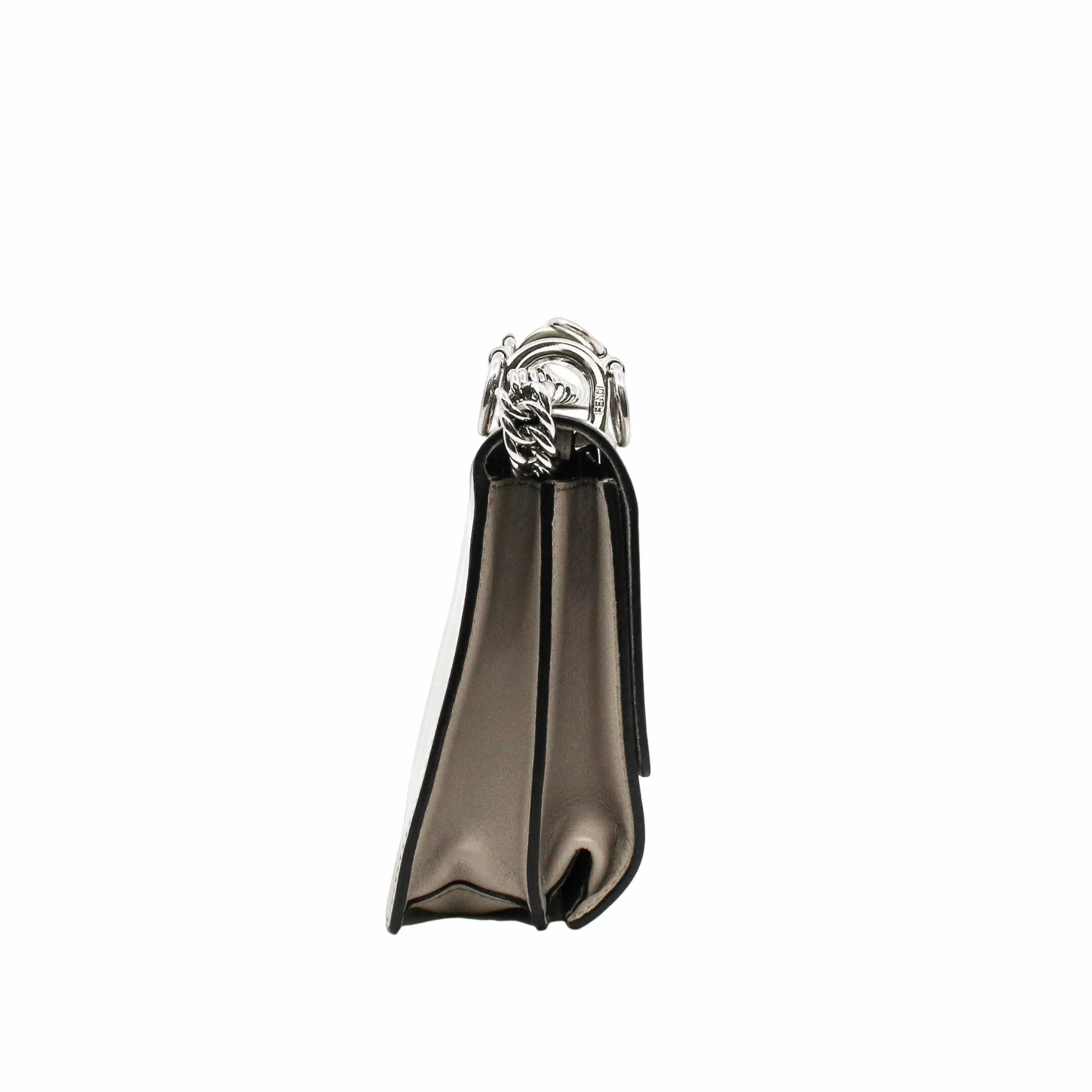 Kan I Shoulder Bag Small Calfskin grey