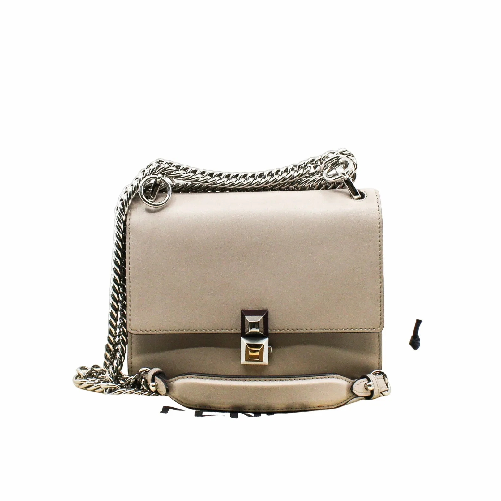 Kan I Shoulder Bag Small Calfskin grey