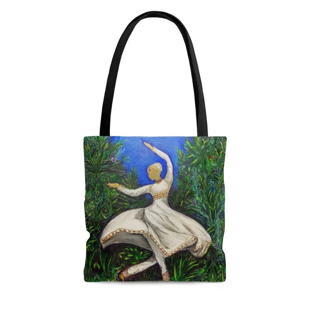 Kathak Dancer Tote Bag
