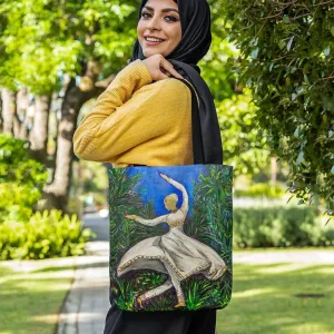 Kathak Dancer Tote Bag