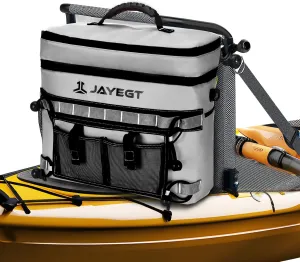 Kayak Cooler Behind Seat - Waterproof Cooler Bag Compatible with Lawn-Chair Seat Kayak，Kayak Accessories Camping Cooler, Portable Ice Chest for Fishing, Beach,Picnic, Trips