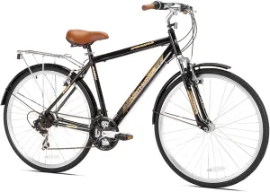 Kent International Springdale Hybrid Bicycle - 700c ‎Hybrid Bike with 21-Speed Rear Shimano Derailleur Drivetrain - Lightweight Mountain Bike with Aluminum Frame for Premium Cycling