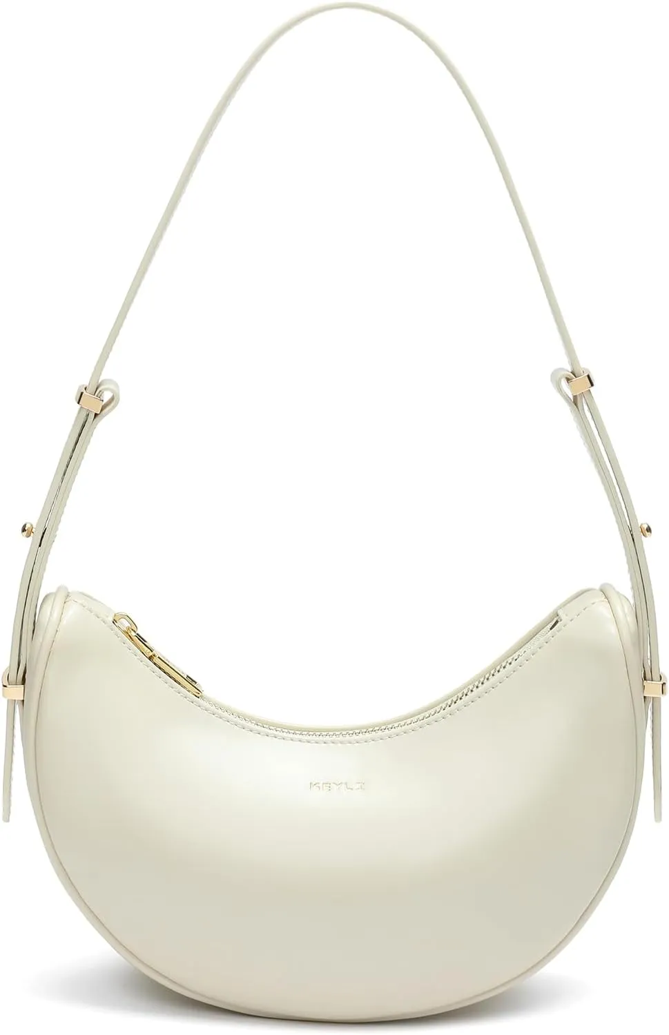 Keyli Small Shoulder Bag for Women Vegan Leather Crossbody Bags Adjust Handbags Purses with 2 Shoulder Strap