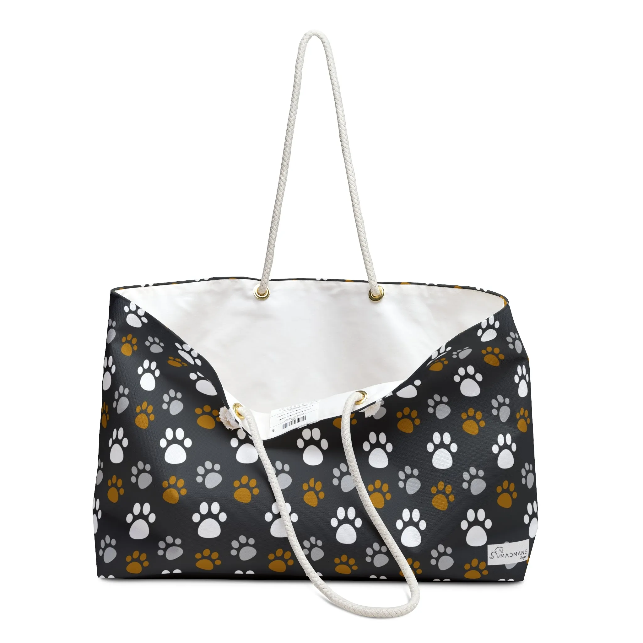 Kitty Print Weekender Bag