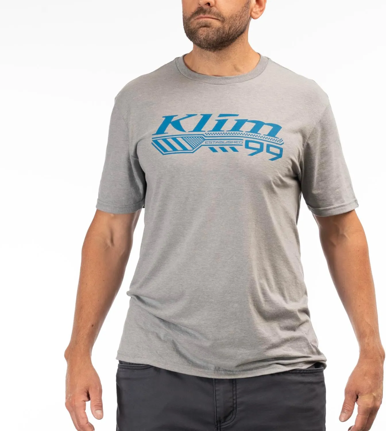 KLIM Men's Patriot Flag Tri-Blend Short Sleeve Tee Shirt