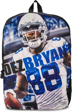 Krediz Dez Bryant School Backpack - Perfect Character Shoulder Bag with Large Capacity - Anti Theft with Elastic Side Pockets – Comfortable & Stylish Backpack for Versatile Usage (17.5'' Height)