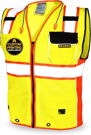 KwikSafety - Charlotte, NC - CLASSIC & SUPREME Safety Vest [Jumbo Pocket] Class 2 Work PPE ANSI Tested OSHA Compliant