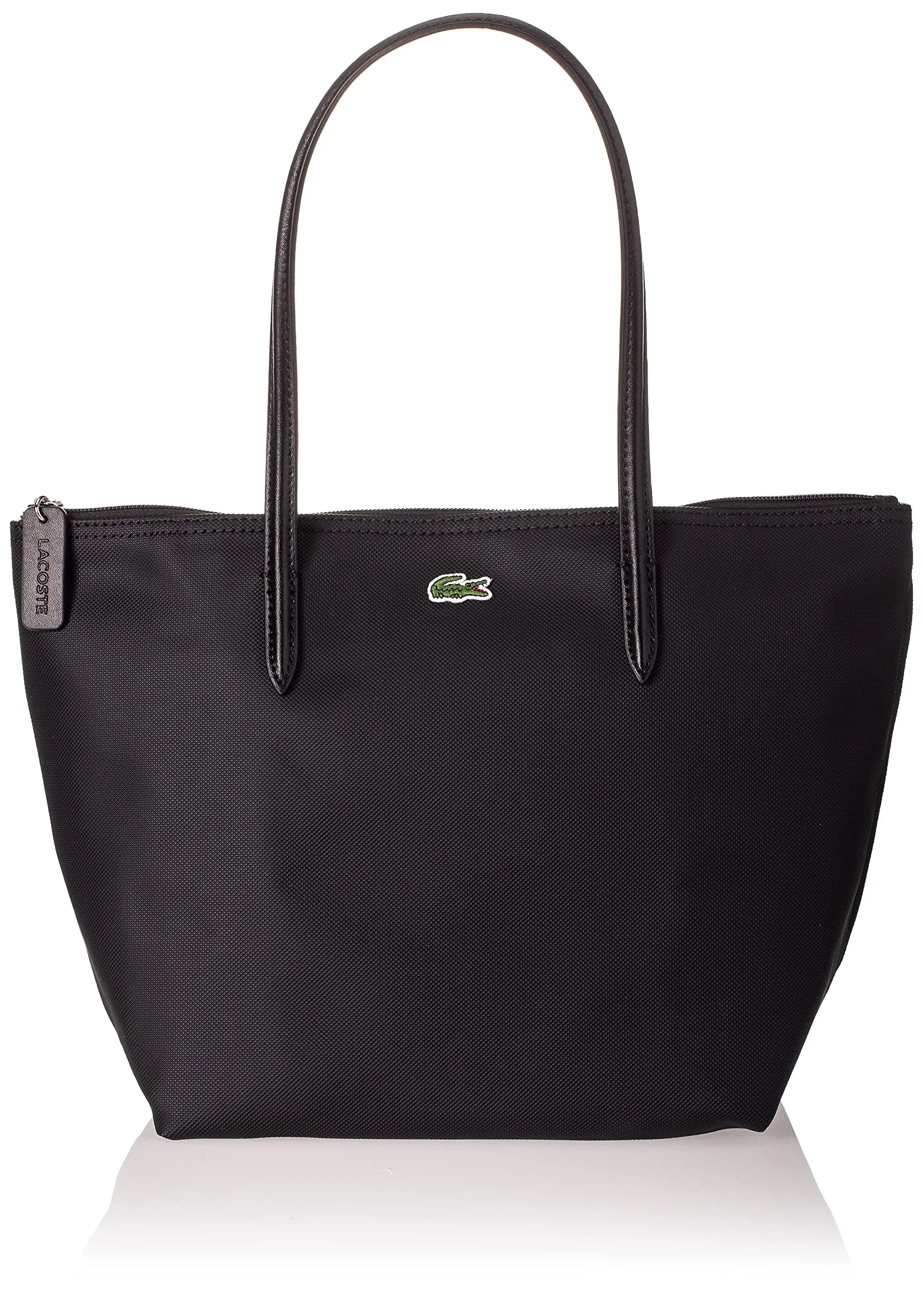 Lacoste womens L.12.12 Concept Small Shopping Bag, NF2037PO, black, One Size
