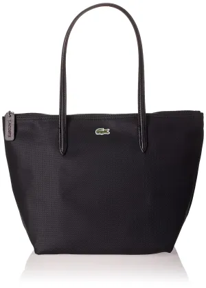Lacoste womens L.12.12 Concept Small Shopping Bag, NF2037PO, black, One Size