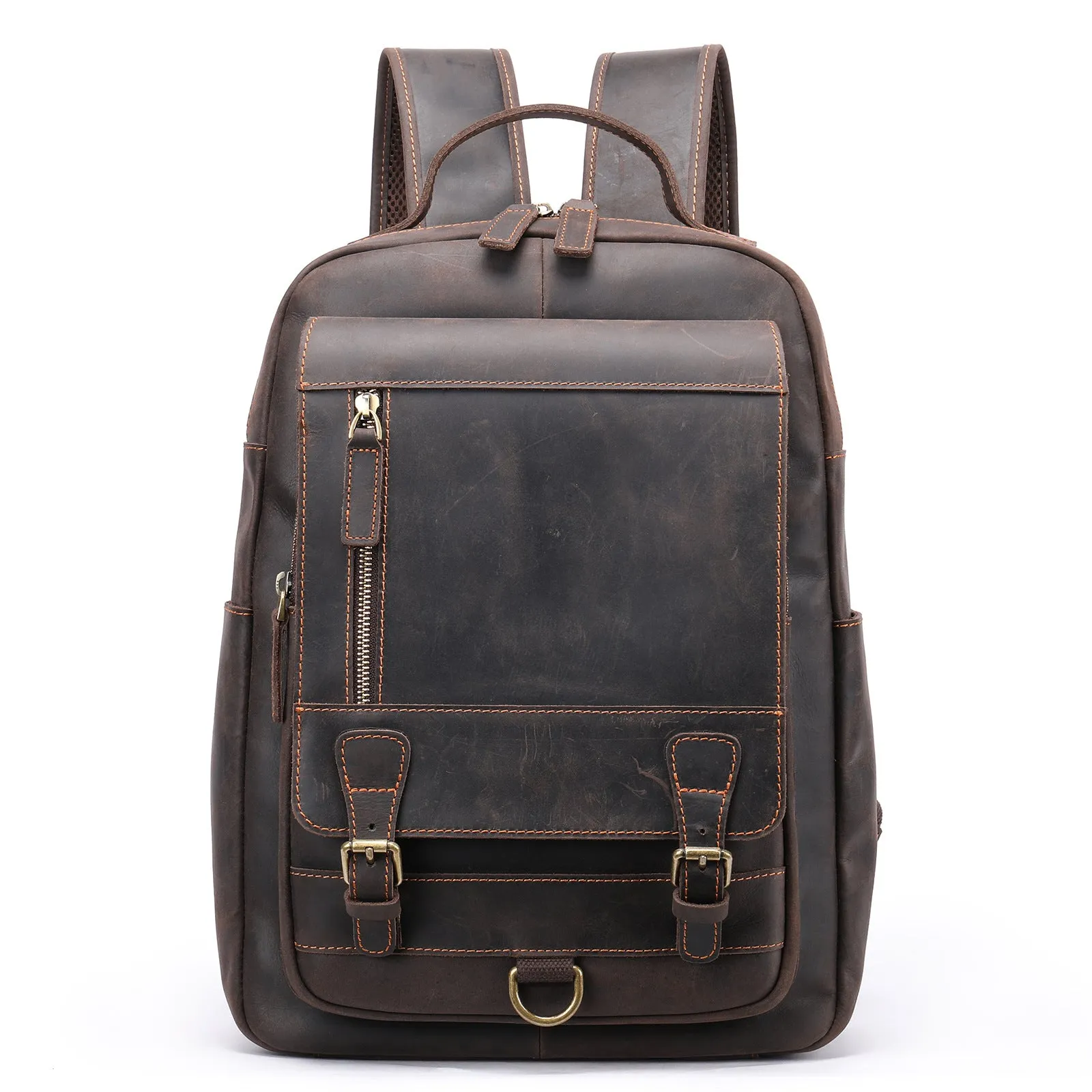 Layer Cowhide Business Commute Computer Large Backpacks