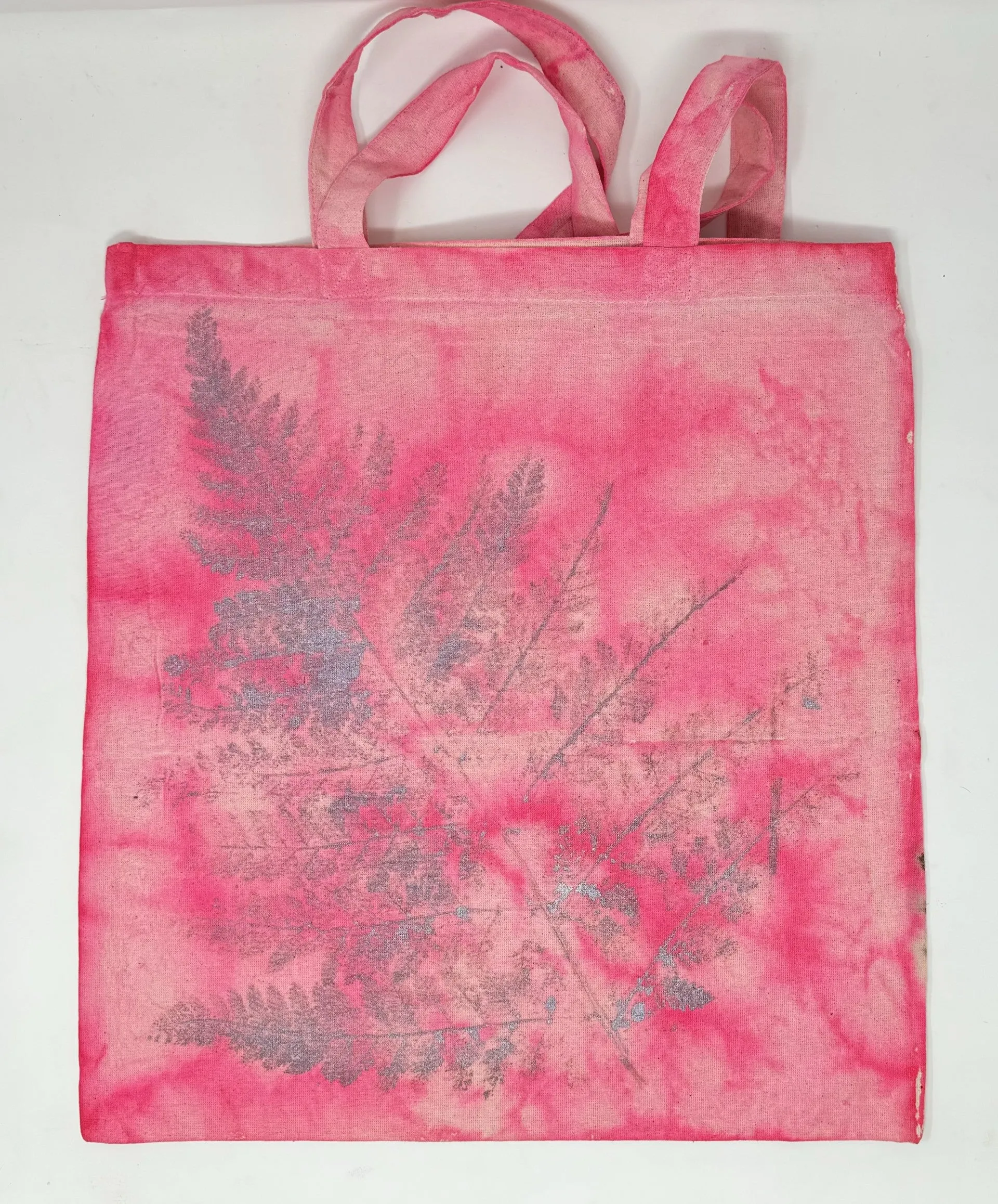 Leaf Print Tote Bags
