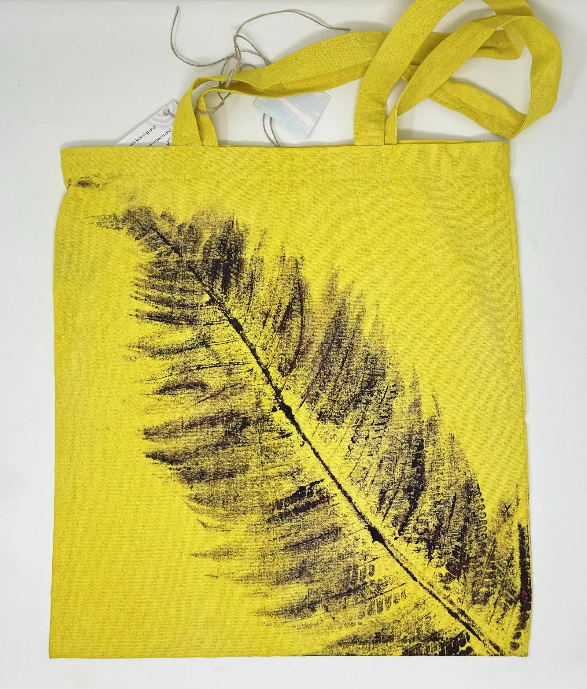 Leaf Print Tote Bags