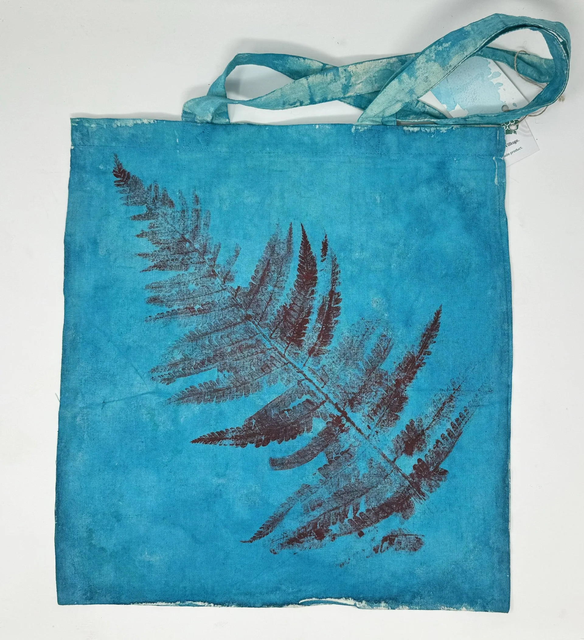 Leaf Print Tote Bags
