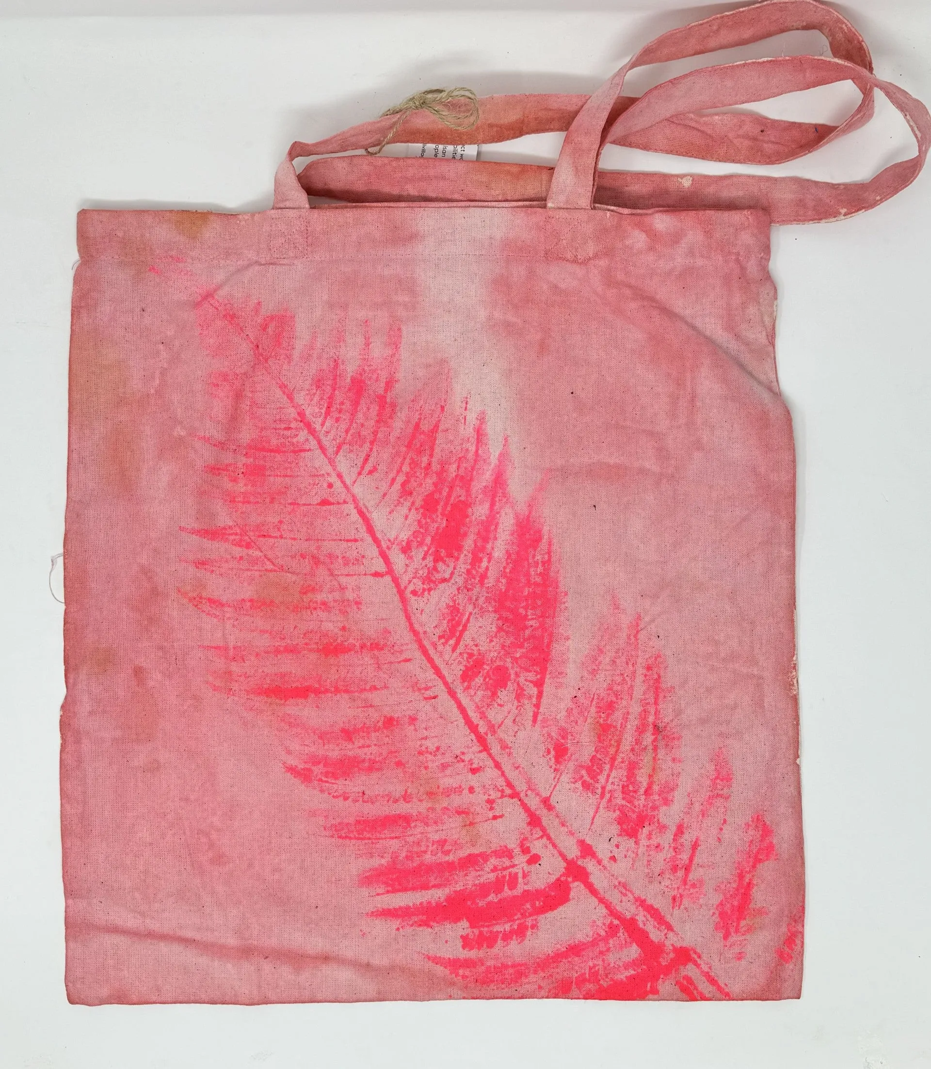 Leaf Print Tote Bags