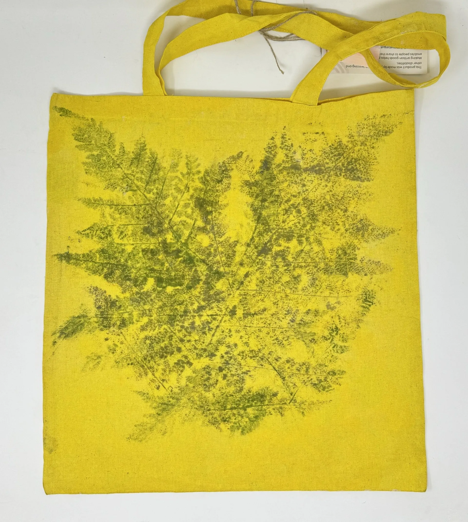 Leaf Print Tote Bags