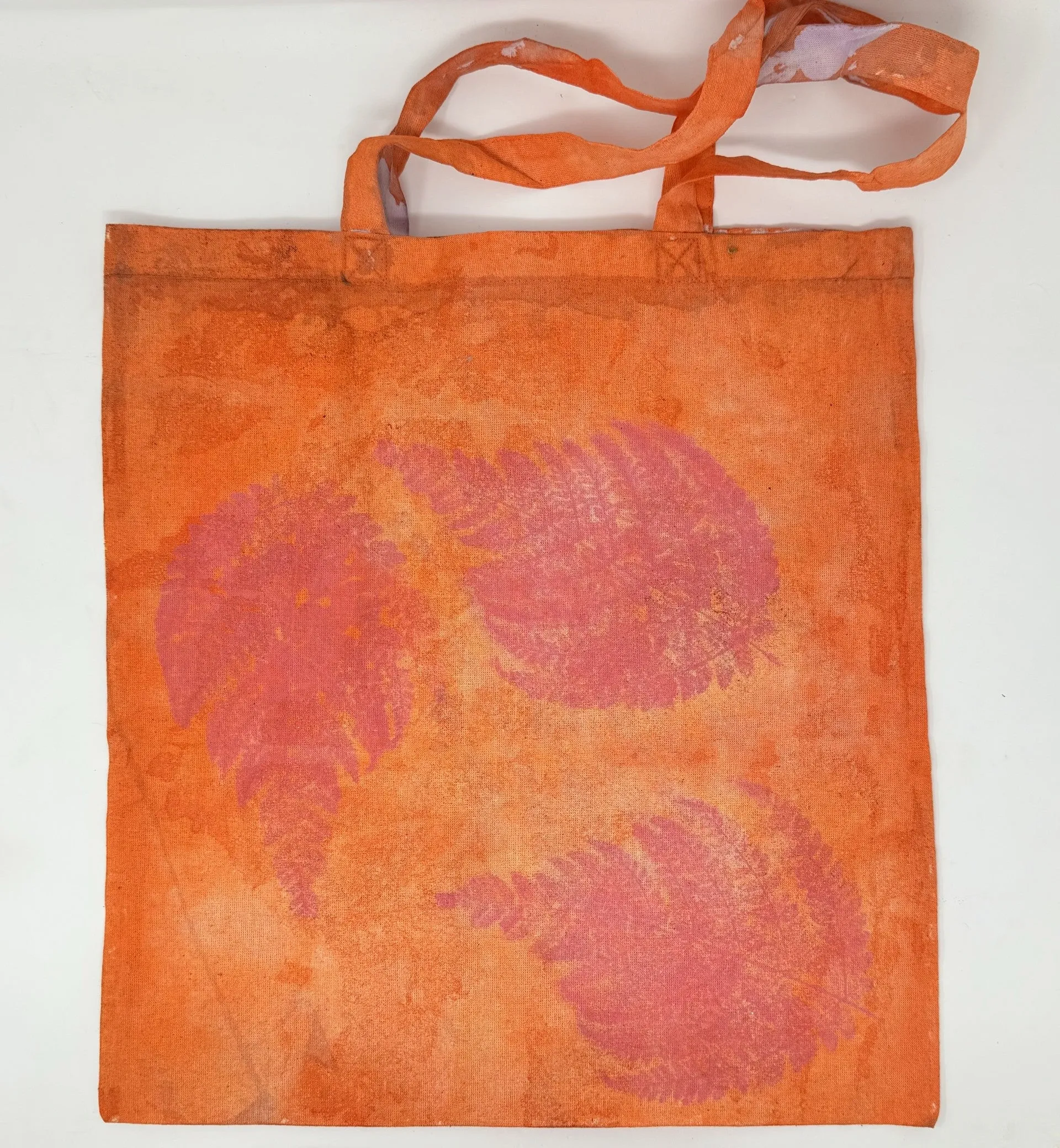 Leaf Print Tote Bags