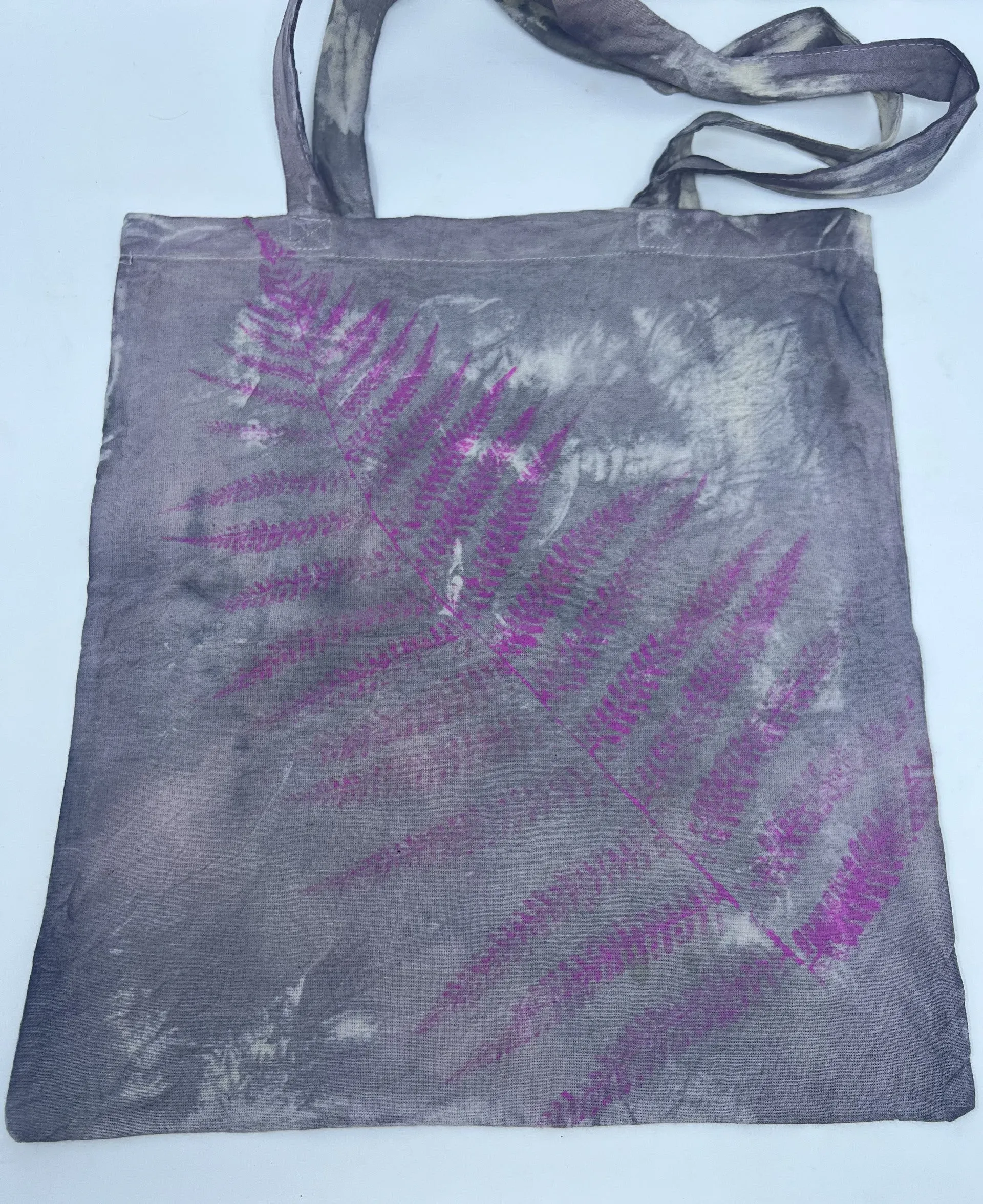 Leaf Print Tote Bags