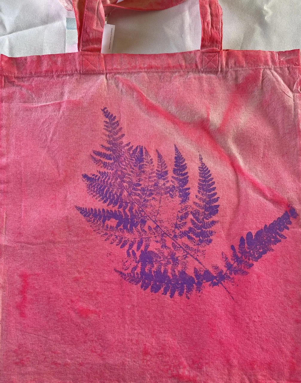 Leaf Print Tote Bags