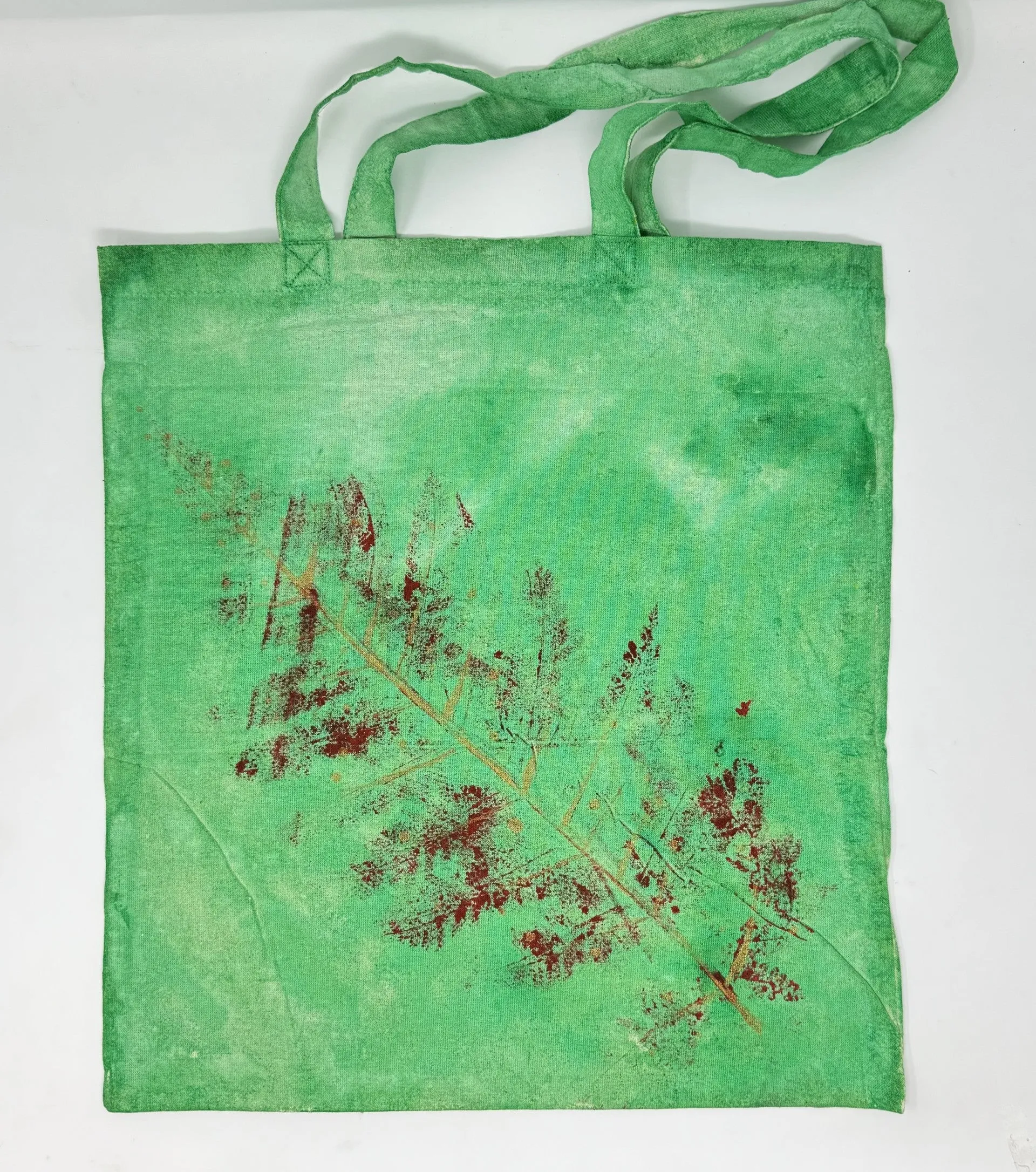Leaf Print Tote Bags