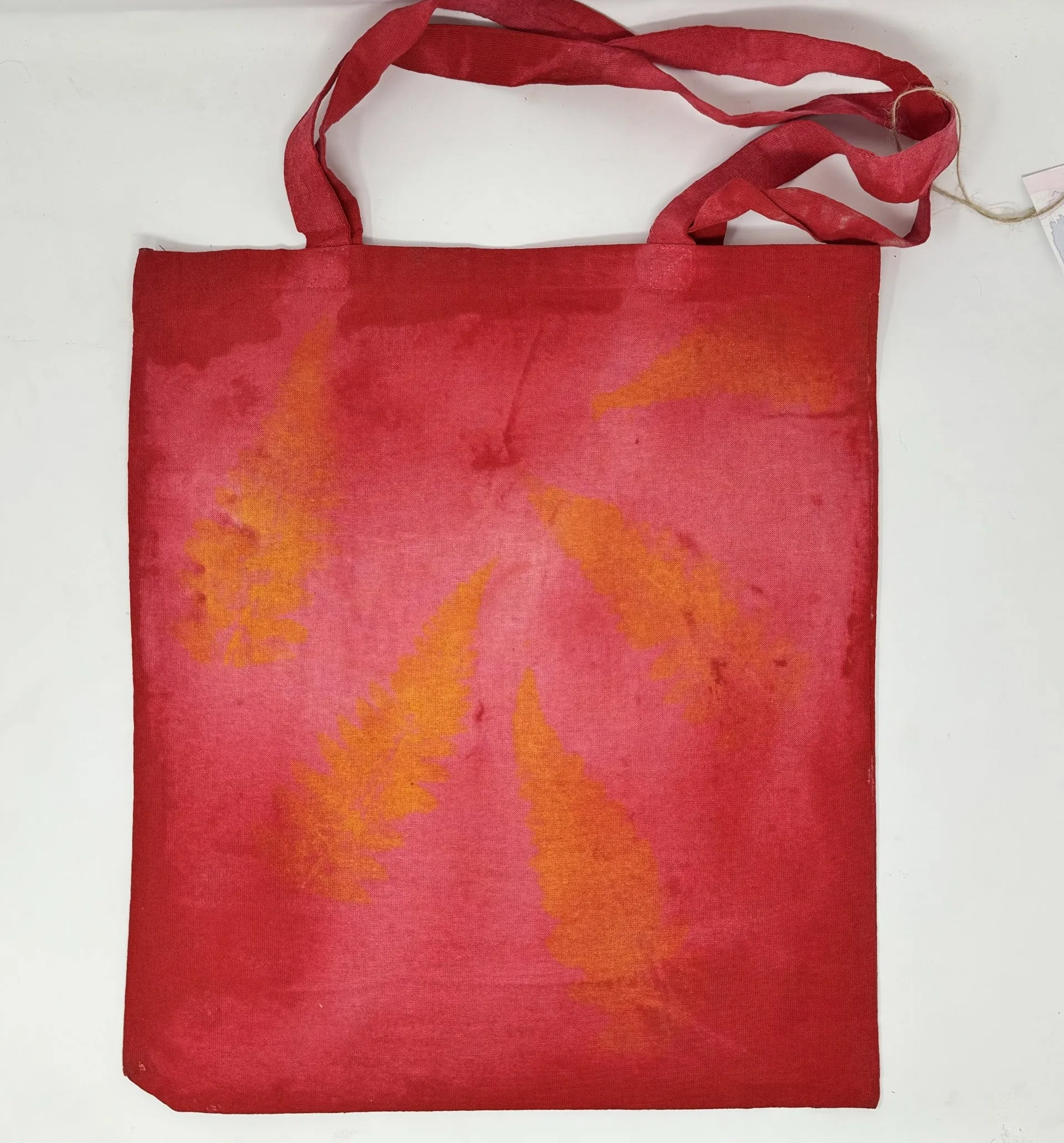 Leaf Print Tote Bags