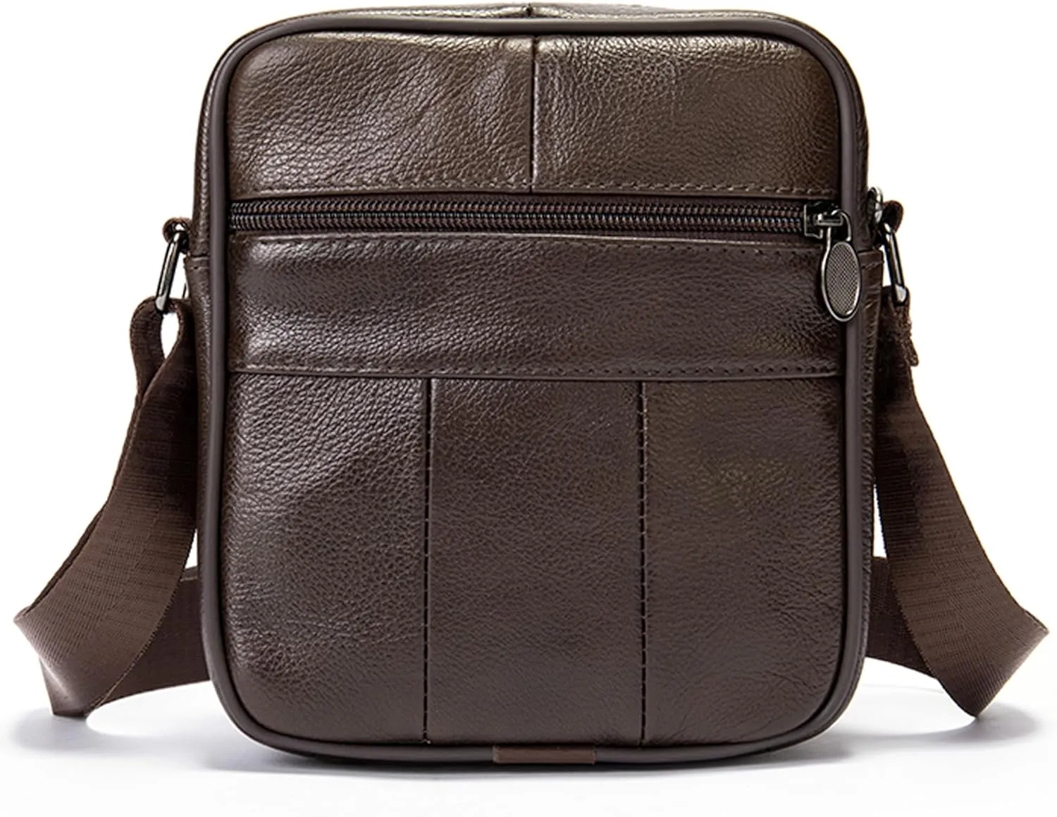 Leather Crossbody Bag Men, Smartphone Messenger Shoulder Holster Wallet Bag