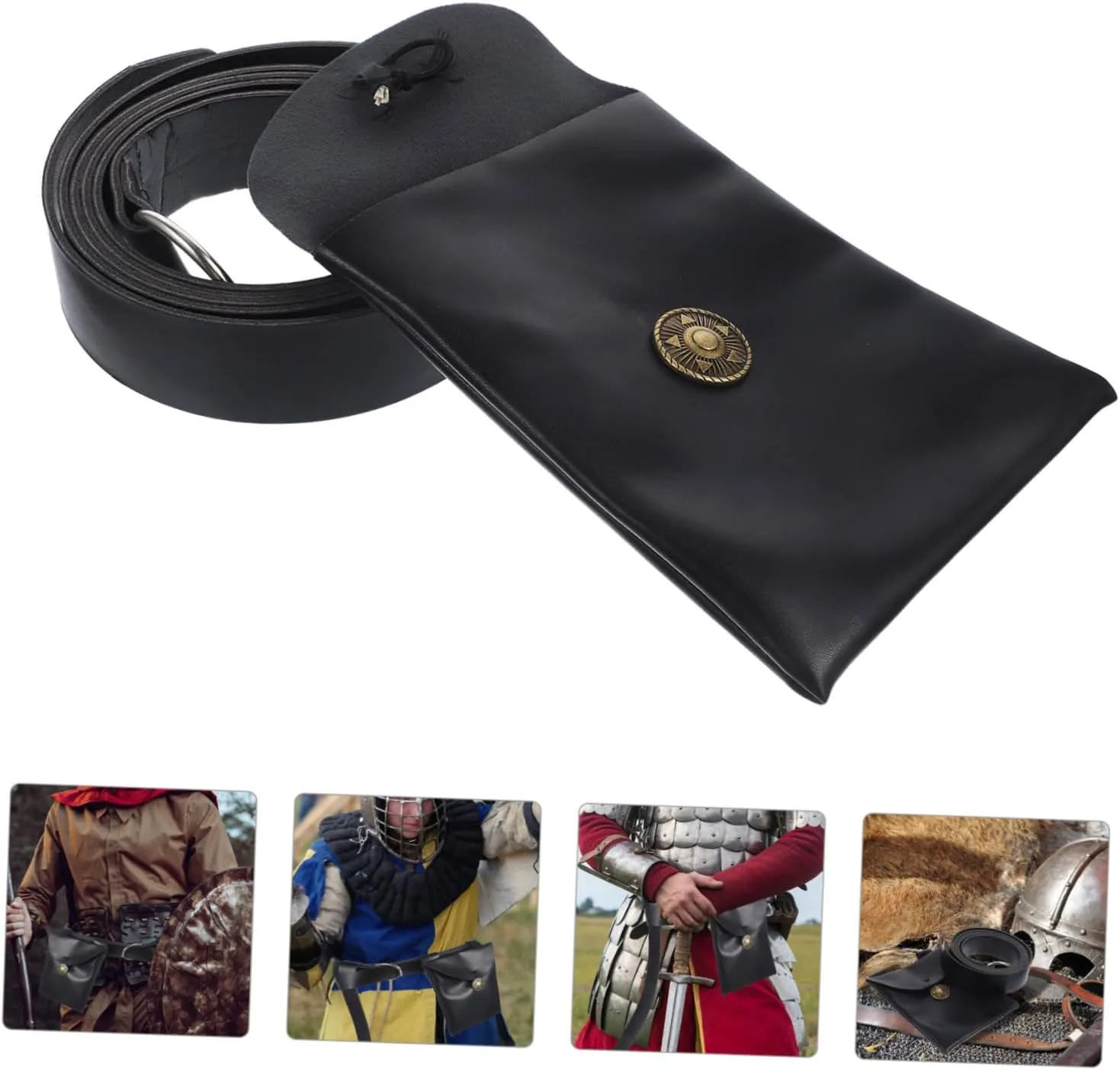 Leather Retro Waist Pouch Bag Halloween Bag Halloween Renaissance Costume Fanny Bag Belt Pouch Belt Bag