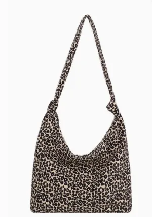 Leopard Print Tote Bag
