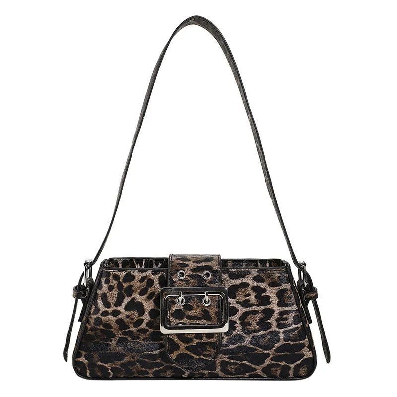 Leopard Underarm Bag Female Personality Trendy