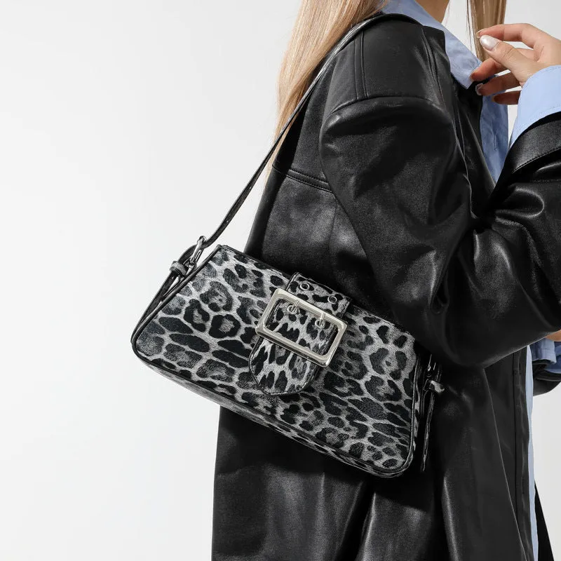 Leopard Underarm Bag Female Personality Trendy