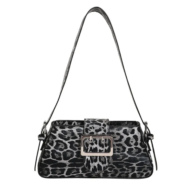 Leopard Underarm Bag Female Personality Trendy
