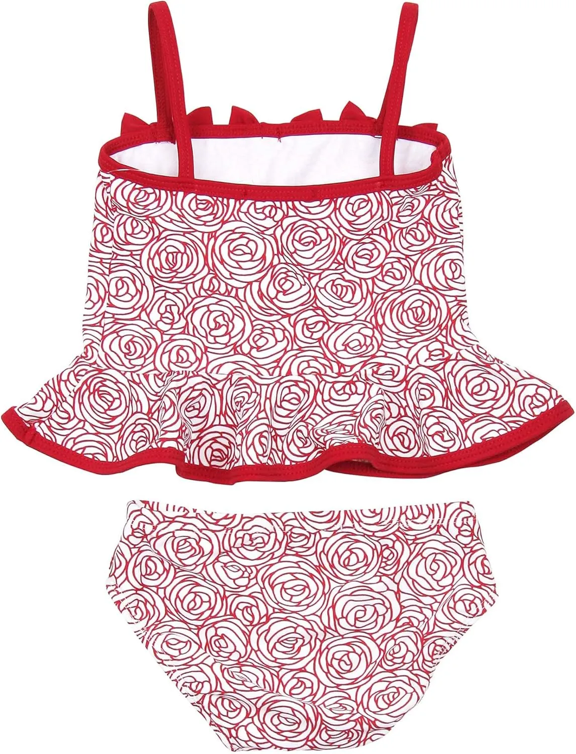 Little Girls' Tankini Regatta Roses, Sizes 12M-4