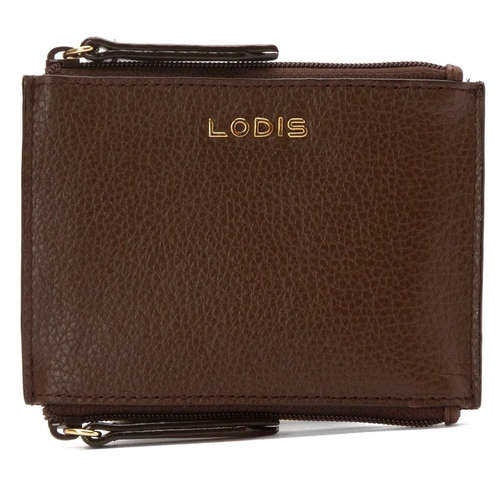 Lodis Women's Kate Frances Double Zip Pouch Keycase Coin Purse