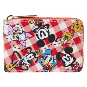 Loungefly Disney Mickey and Friends Picnic Accordion Wallet