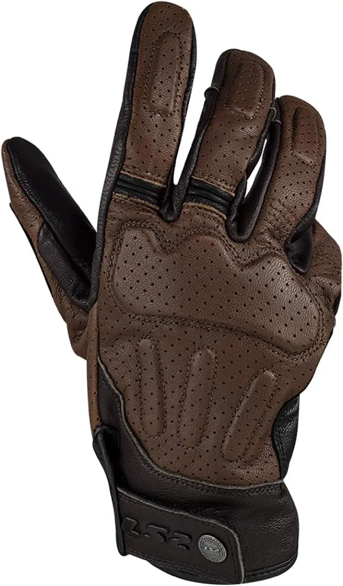 LS2 Helmets Rust Glove (Brown - Medium)