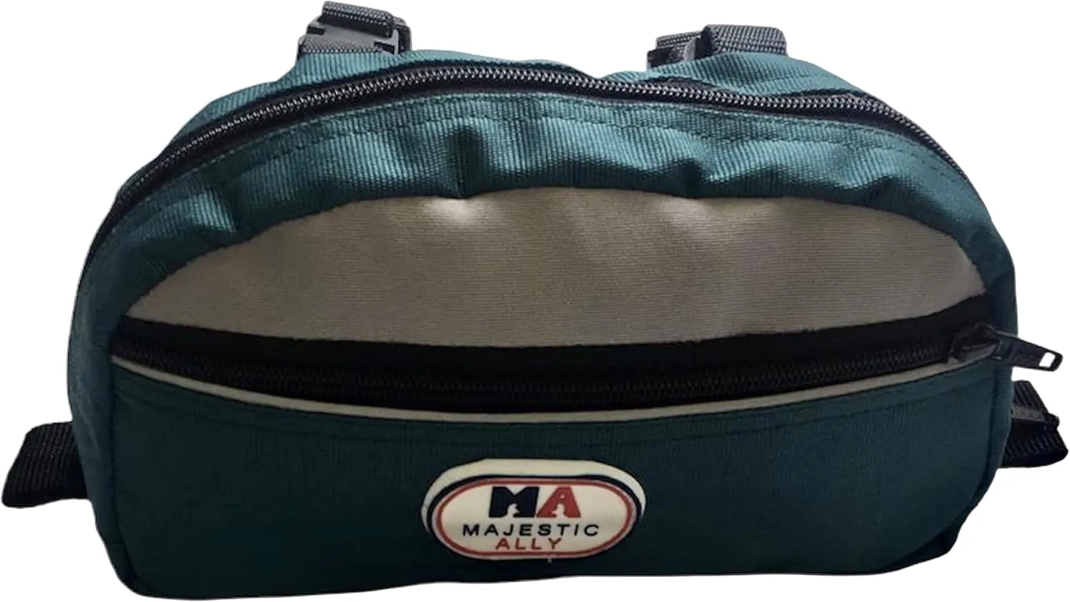 Majestic Ally Nylon Reflective Saddle Pommel Bag for Western Saddle