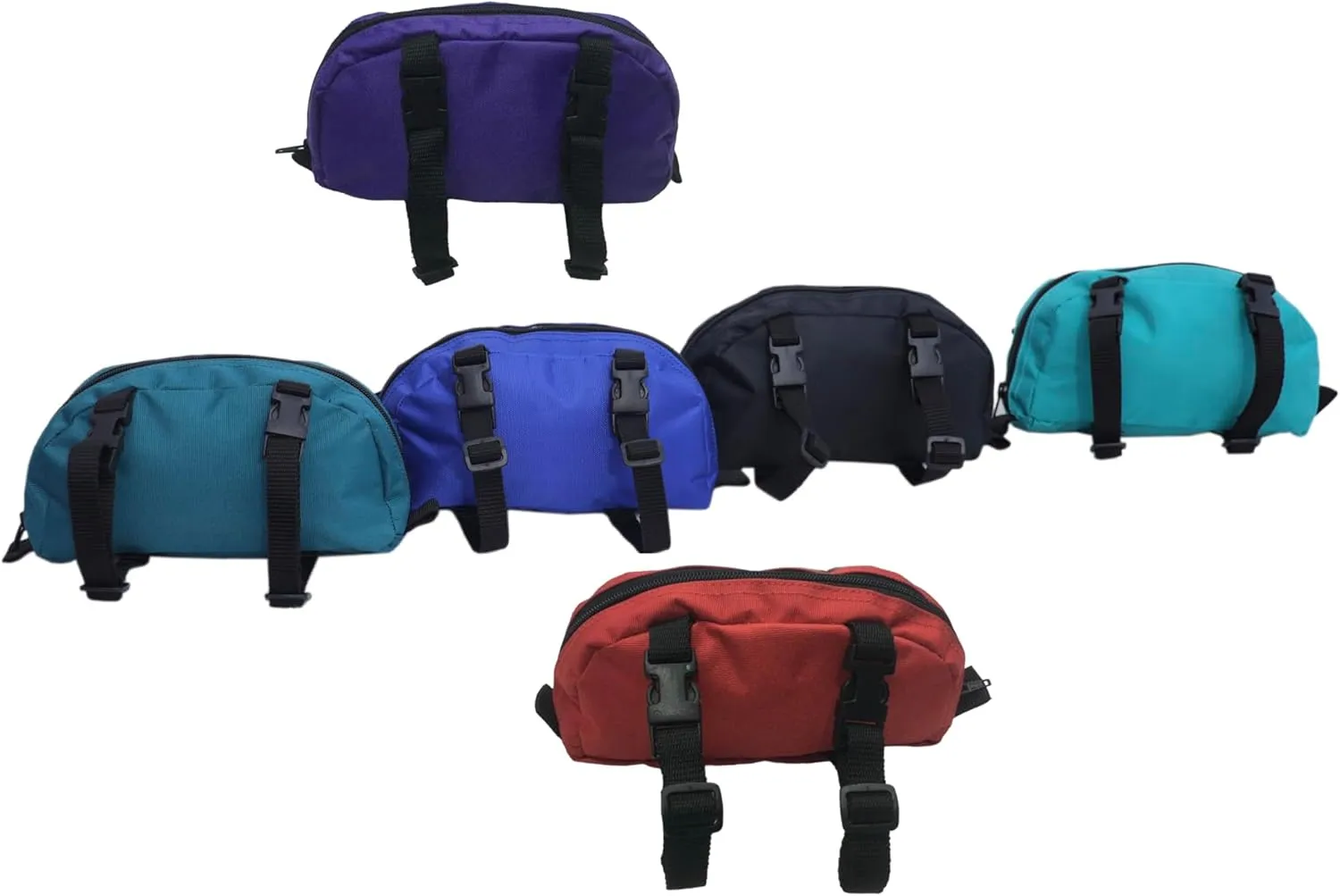 Majestic Ally Nylon Reflective Saddle Pommel Bag for Western Saddle