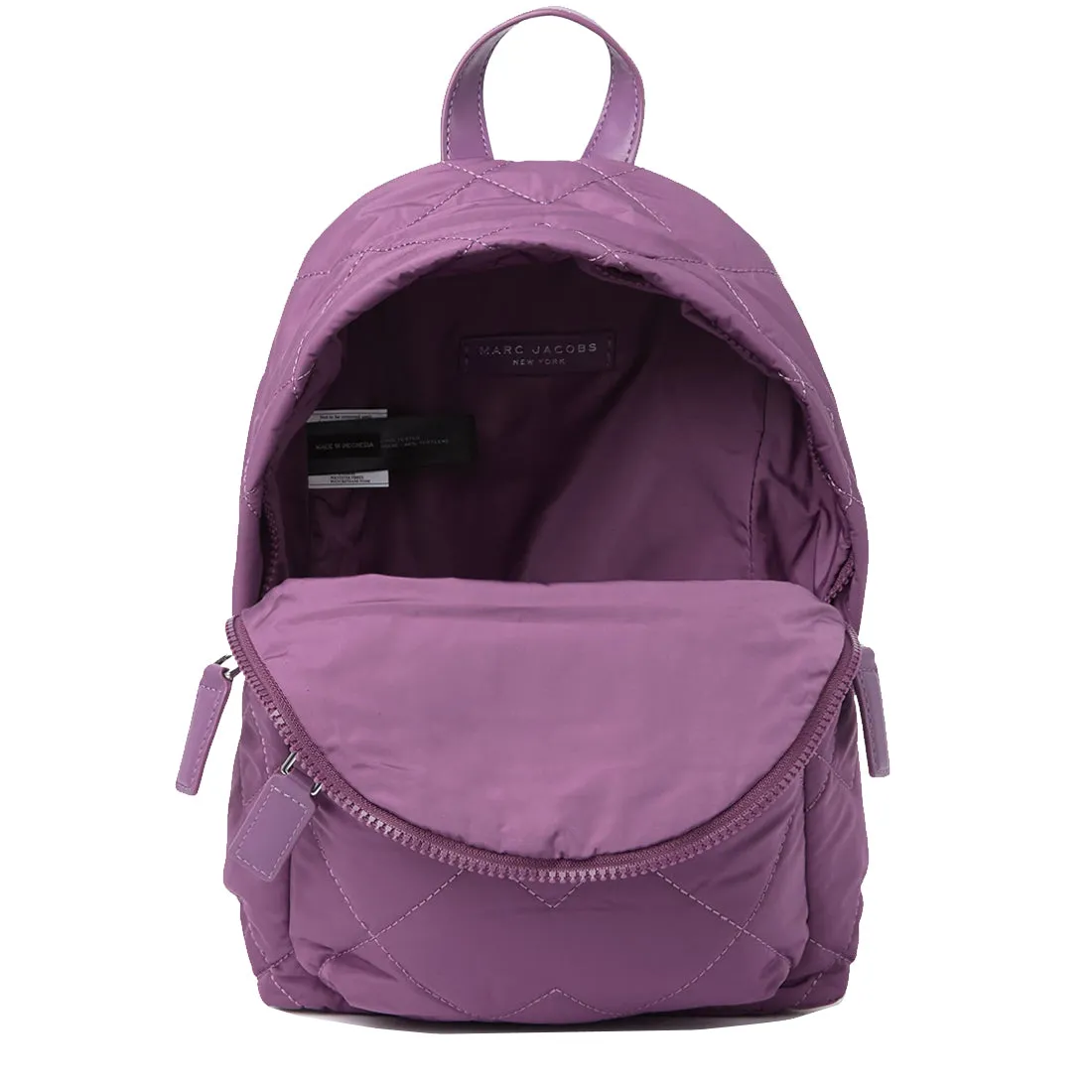 Marc Jacobs Quilted Nylon Mini Backpack Bag in Purple Gumdrop