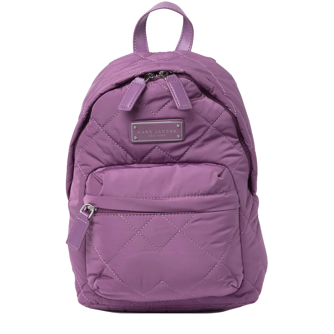 Marc Jacobs Quilted Nylon Mini Backpack Bag in Purple Gumdrop
