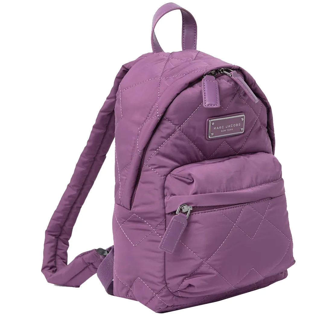 Marc Jacobs Quilted Nylon Mini Backpack Bag in Purple Gumdrop