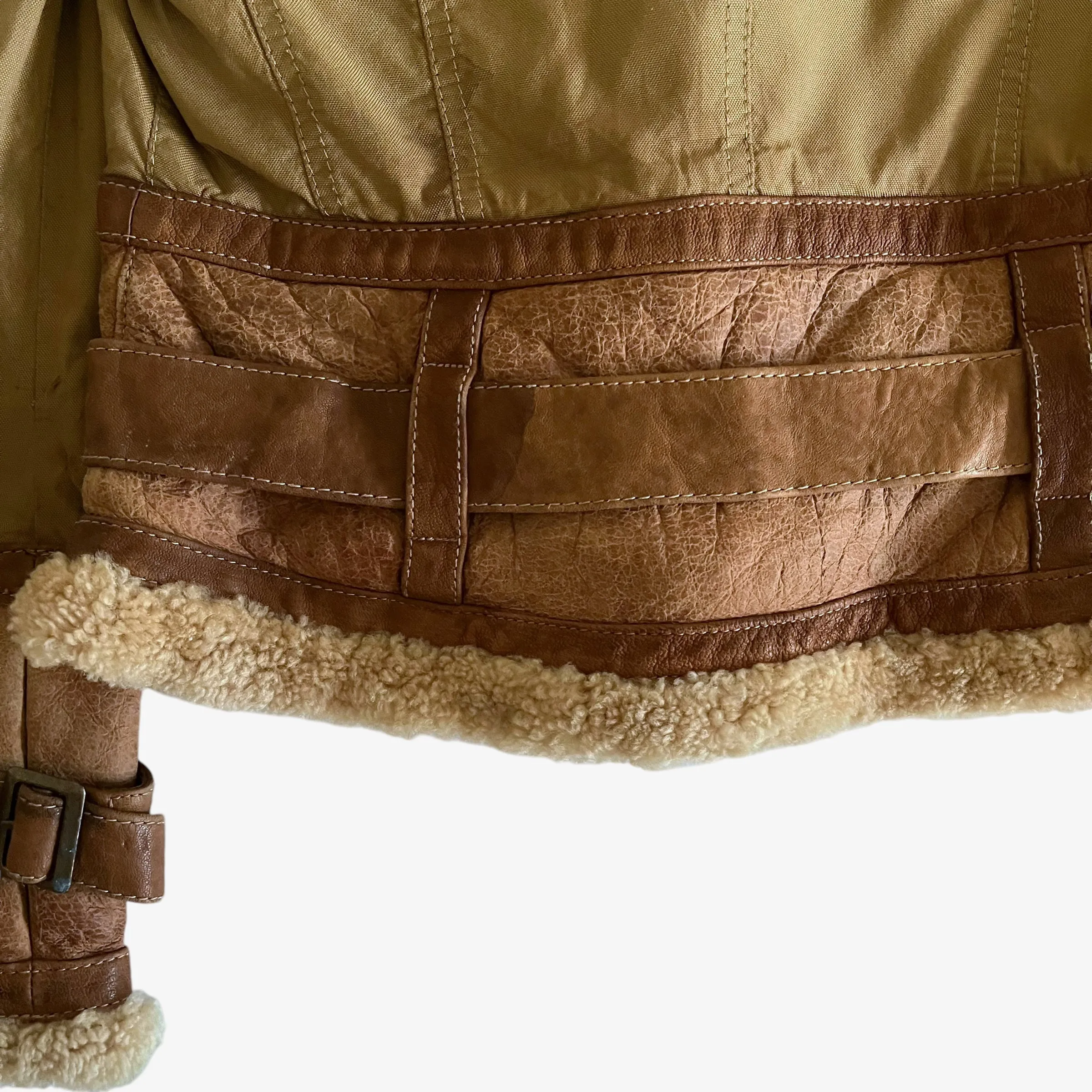 Marlboro Classics Pilot Jacket With Leather Trim (Womenswear)