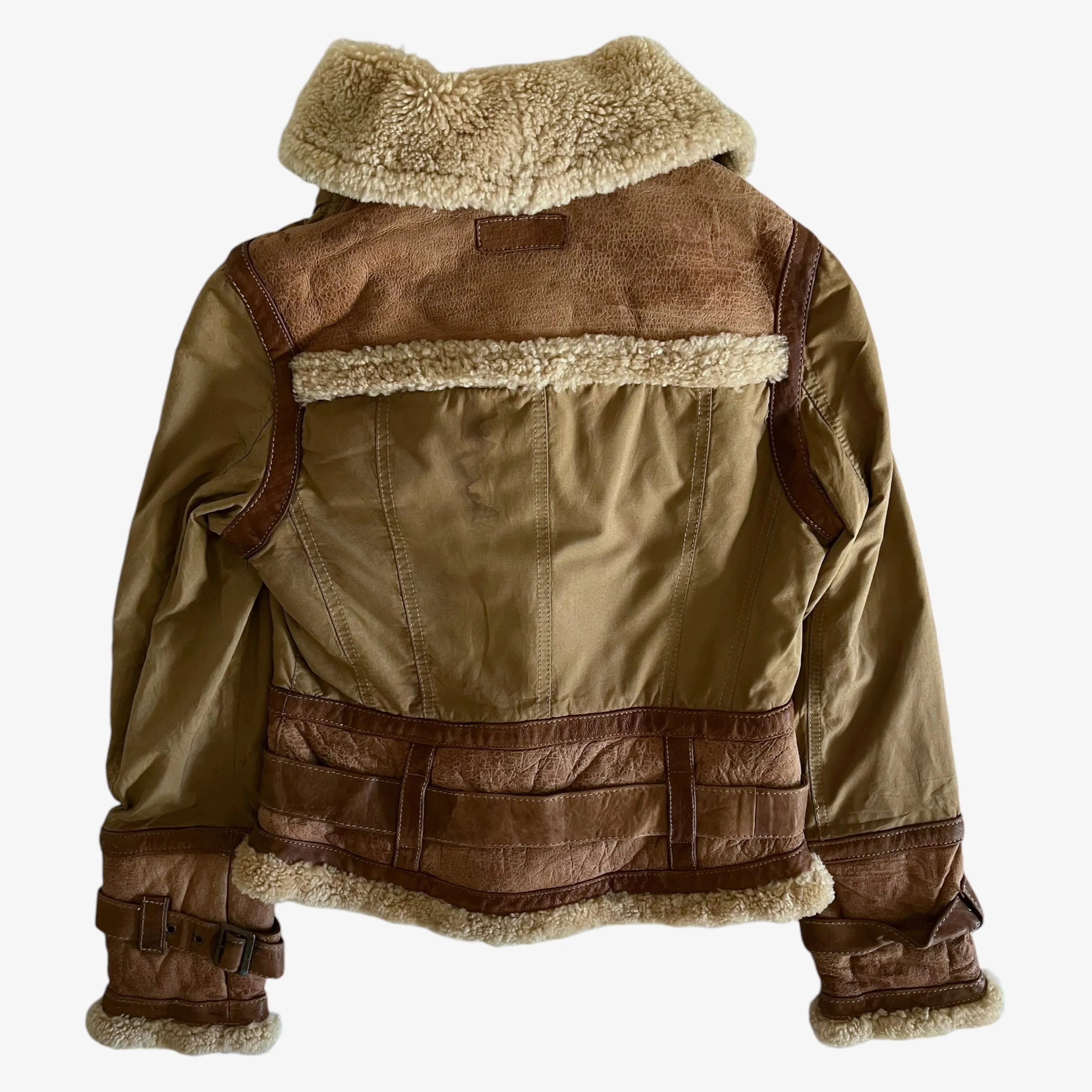 Marlboro Classics Pilot Jacket With Leather Trim (Womenswear)