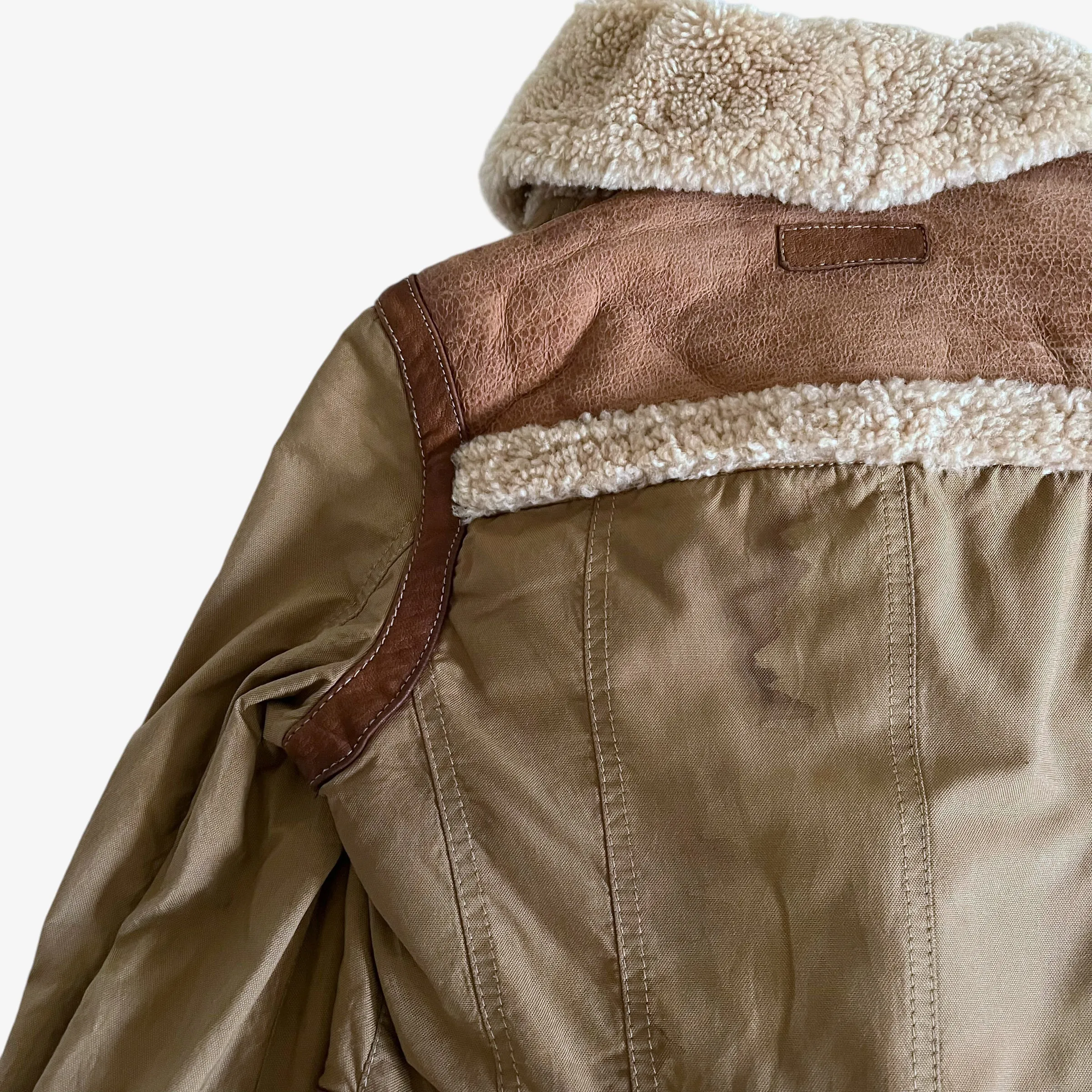 Marlboro Classics Pilot Jacket With Leather Trim (Womenswear)