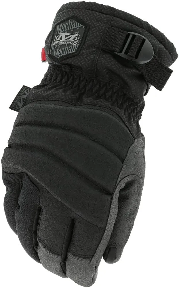 Mechanix Wear: ColdWork Peak Winter Work Gloves, Waterproof Barrier, Equipped with 100g PrimaLoft Gold Insulation, Touch Capable Winter Gloves, For Moderate Cold Weather (Black/Gray, XX-Large)