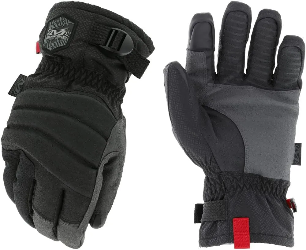 Mechanix Wear: ColdWork Peak Winter Work Gloves, Waterproof Barrier, Equipped with 100g PrimaLoft Gold Insulation, Touch Capable Winter Gloves, For Moderate Cold Weather (Black/Gray, XX-Large)