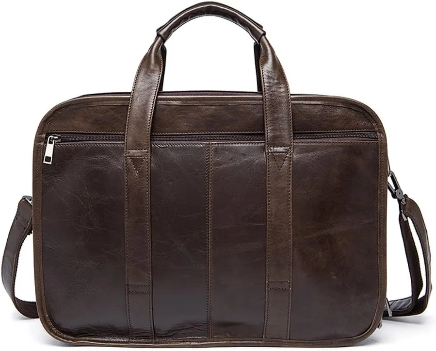 Men's Casual Leather Briefcase
