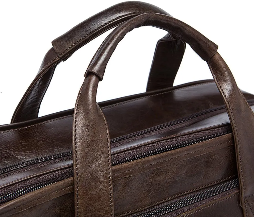 Men's Casual Leather Briefcase