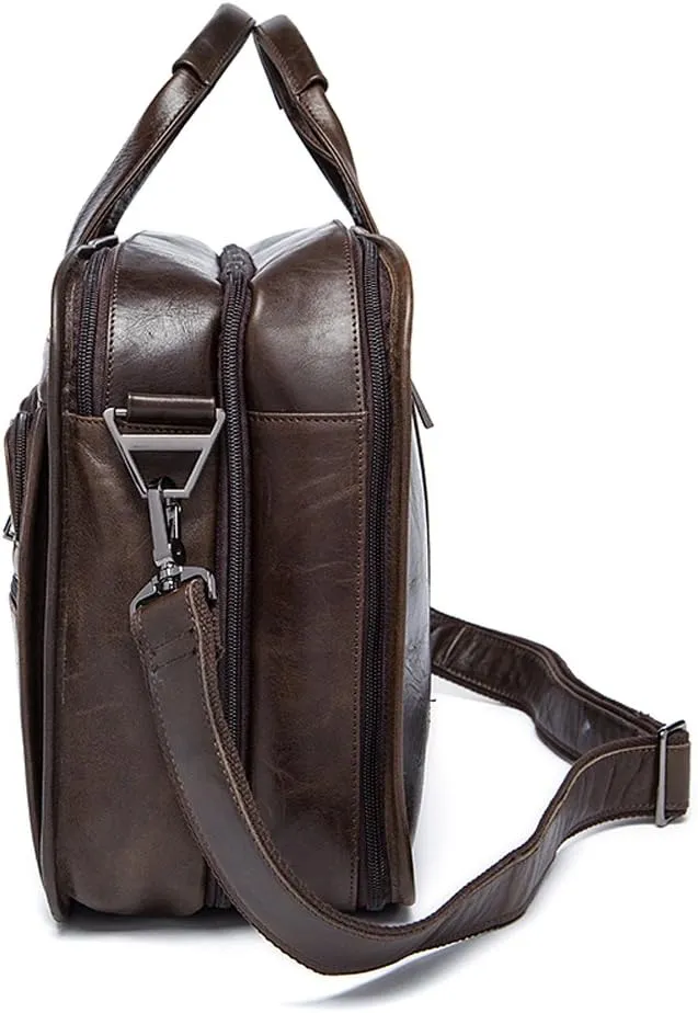 Men's Casual Leather Briefcase