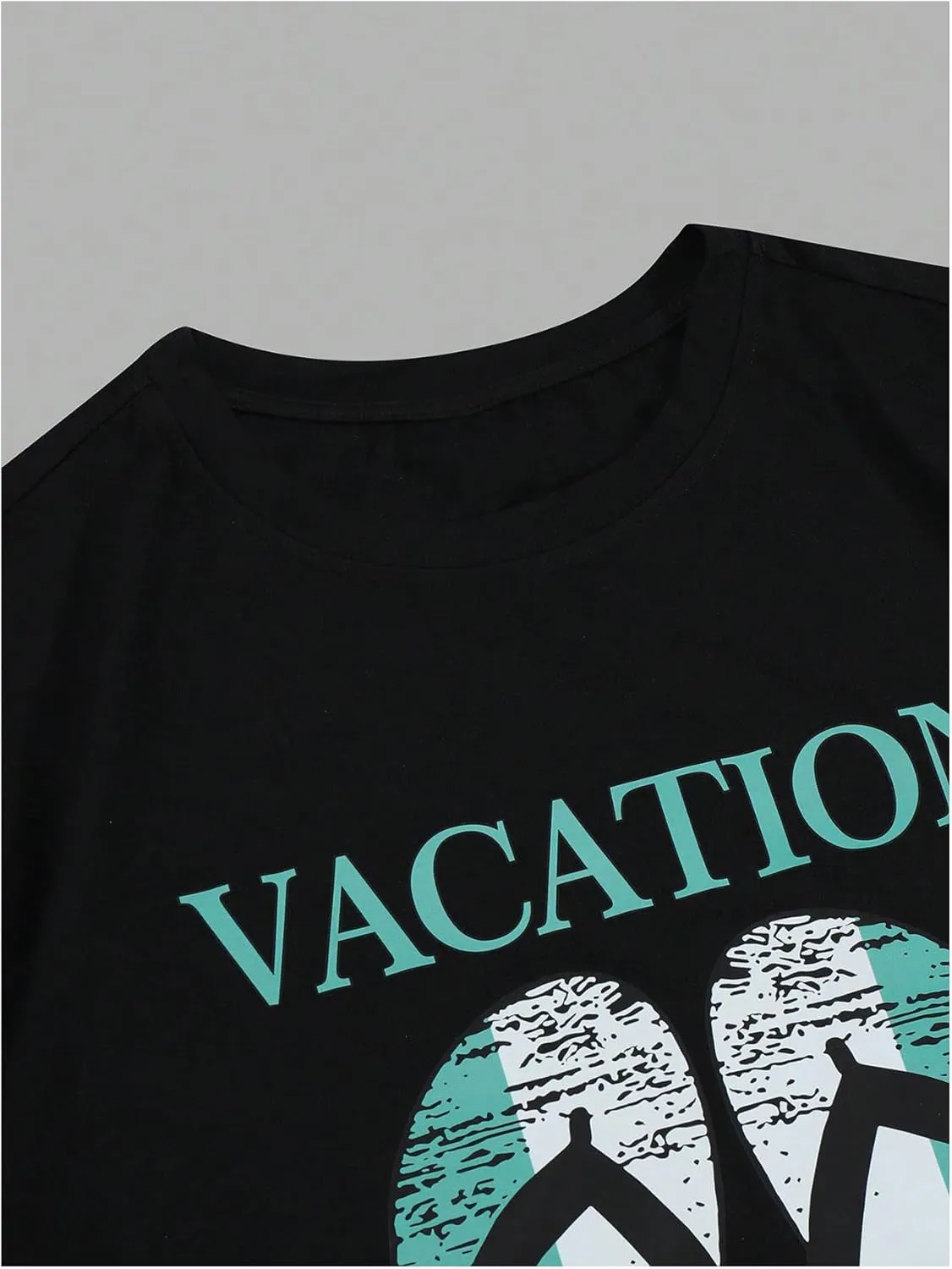 Men's Plus Size 2 Piece Outfit Tropical Print Crew Neck Short Sleeve T Shirt and Shorts Beach Set